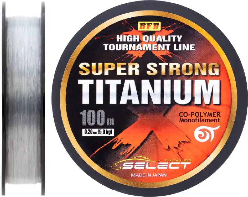 Леска Select Titanium 100m 0.20mm 5.9kg (Steel)