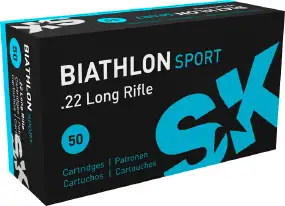 Патрон SK Biathlon Sport кал.22 LR куля 2,59 г/ 40 гран. Поч. швидкість 337 м/с.
