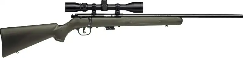 Гвинтівка малокаліберна Savage Mark II FXP Green 21" кал. 22 LR з оптичним прицілом 3-9x40