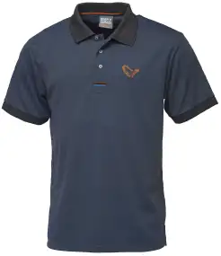 Футболка Savage Gear Simply Savage 3-Stripes Polo Shirt XL Ombre Blue