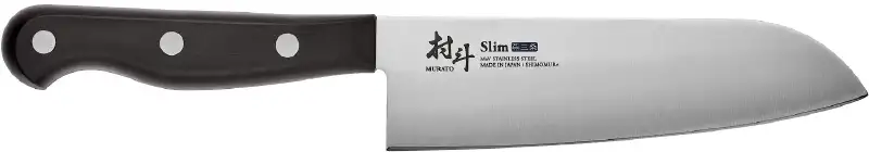 Ніж кухонний Shimomura Slim Santoku. Довжина клинка - 165 мм