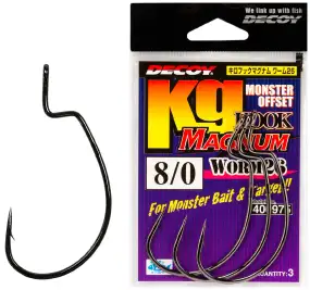 Крючок Decoy Worm26 Kg Hook Magnum #6/0 (4 шт/уп)
