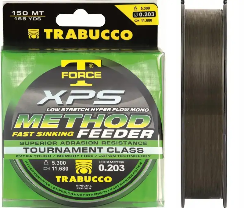 Леска Trabucco T-Force XPS Method Feeder 150m 0.255mm 7.95kg