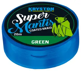 Поводковый материал Kryston Super Mantis Coated Braid 20m 35lb ц:weed green