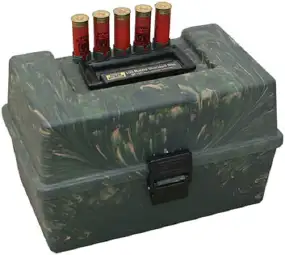 Кейс MTM Shotshell Case на 100 патронов кал. 20/76. Цвет – камуфляж
