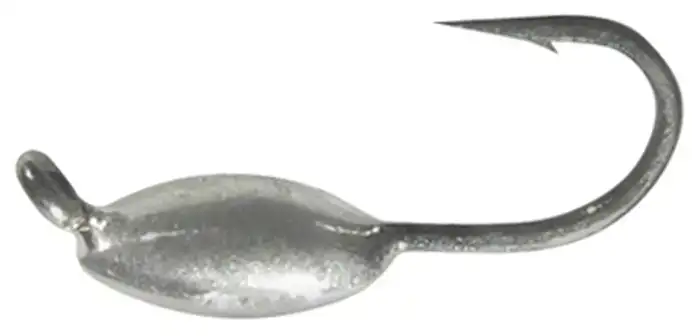 Мормышка вольфрамовая Shark Овсинка 0.1g 1.5mm крючок D18 ц:серебро
