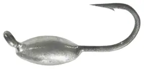 Мормишка вольфрамова Shark Овсинка 0.1g 1.5mm гачок D18 к:срібло