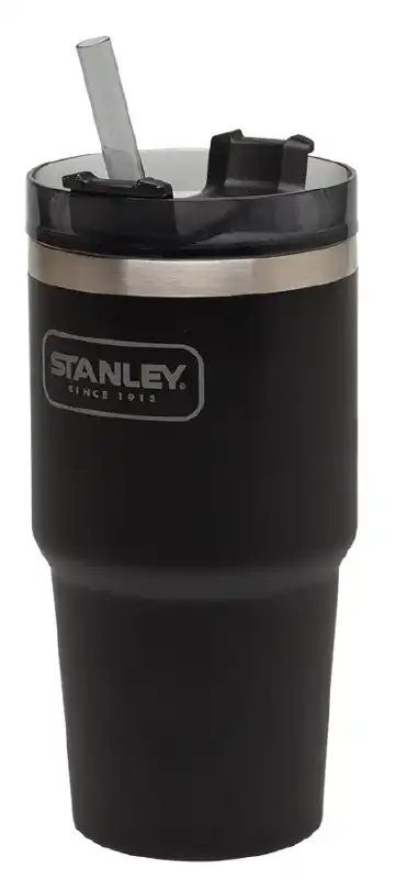 Термокружка Stanley Vacuum Quencher (з трубочкою) 0.6l Black
