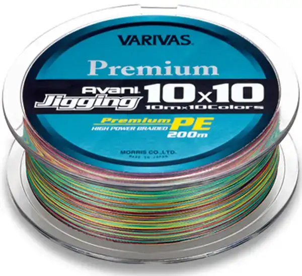 Шнур Varivas Avani Jigging 10x10 Premium PE 200m #0.6/0.128mm 12.1lb
