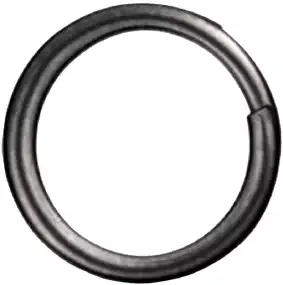 Заводне кільце Gurza Split Ring BK №1 3.50mm 7.0kg (10шт/уп)