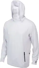 Худи Pelagic Exo-Tech Hooded Fishing Shirt M White