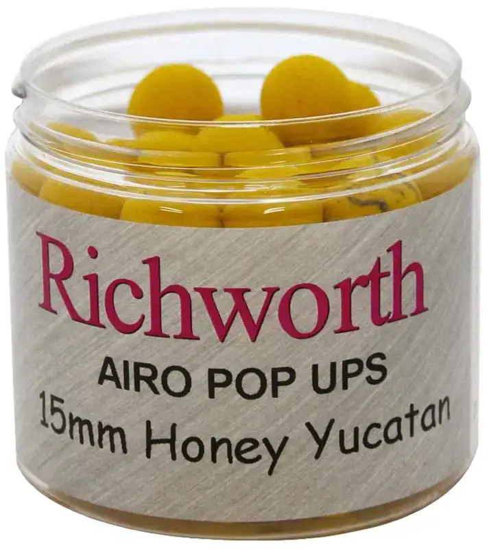 Бойлы Richworth Airo Pop-Ups Honey Yucatan 15mm 200ml