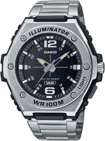 Годинник Casio MWA-100HD-1AVEF. Сріблястий