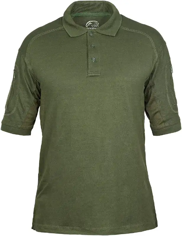 Тенниска поло Defcon 5 Tactical Polo Short Sleeves with Pocket 2XL OD Green