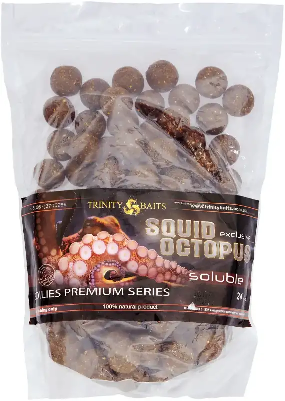 Бойли Trinity Soluble Squid Octopus 24mm 1kg