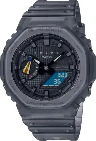 Годинник Casio GA-2100FT-8A G-Shock. Сірий