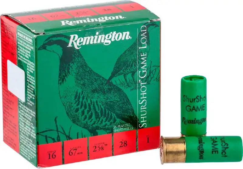 Патрон Remington Shurshot Game Load кал. 16/67 дробь №5 (2,9 мм) навеска 28 г