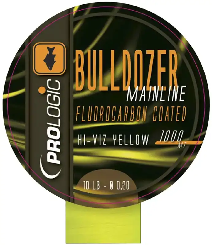 Леска Prologic Bulldozer FC Coated Mono Fluo 1000m 18lbs 0.37mm ц:yellow