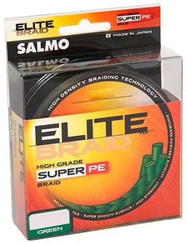 Шнур Salmo Elite Braid Green 125m 0.11mm 4.35kg