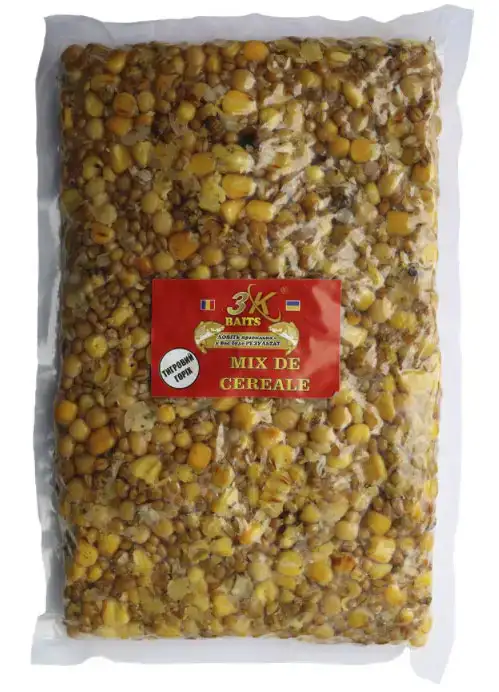 Зерновая смесь 3KBaits Зерновой Микс Кукуруза (с тигровім орехом) 0.5кг