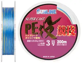 Шнур Sunline S-Cast PE Nagi Kyogi 200м #3.0/0.285мм 20.9кг