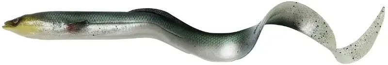 Силикон Savage Gear 3D Real Eel Loose Body 150mm 12.0g Green Silver (поштучно)