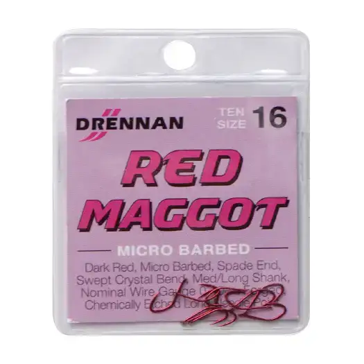 Крючок Drennan Red Maggot №16