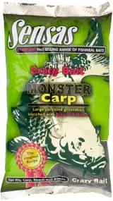 Прикормка Sensas Crazy Bait Monster Carp 1kg