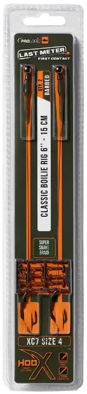 Оснастка карповая Prologic Classic Boilie Rig 15cm 15lbs/XC7 #8 (2 шт/уп) BL