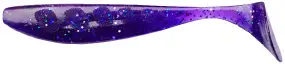 Силікон FishUP Wizzle Shad 1.4" #060 - Dark Violet/Peacock & Silver (10шт/уп)