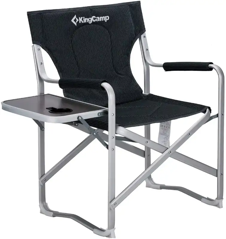 Кресло KingCamp Deluxe Director chair (KC3821) Black Stripe
