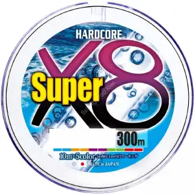 Шнур Duel Hardcore Super X8 200m #1.5/0.21mm 30lb/13.5kg к:5 color