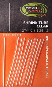 Термозбіжна трубка Технокарп Shrink Tube Clear 1.0мм (10шт/уп)