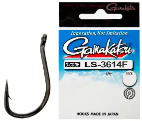 Крючок Gamakatsu LS-3614F N/L №12 (10шт/уп) ц:black