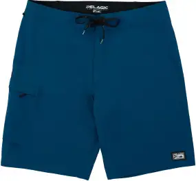 Шорты Pelagic Blue Water Fishing Shorts - Gyotaku 36 Smokey Blue