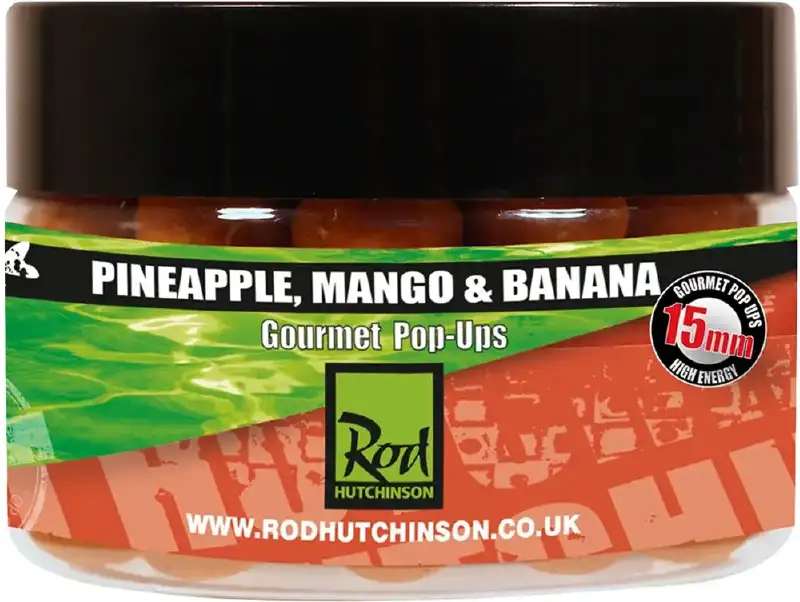 Бойлы Rod Hutchinson Pop Ups Pineapple,Mango & Banana 15mm