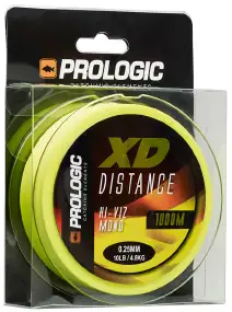 Леска Prologic XD Distance Mono 1000m 0.33mm 7.40kg 16Lb Hi-Viz Yellow