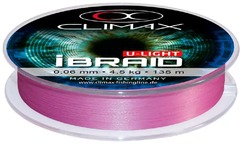 Шнур Climax iBraid 4 UL 135m (fluo-purple) 0.08mm 6.0kg