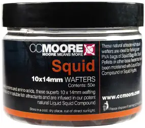 Бойлы CC Moore Squid Hookbaits Wafters 10х14mm (50шт)