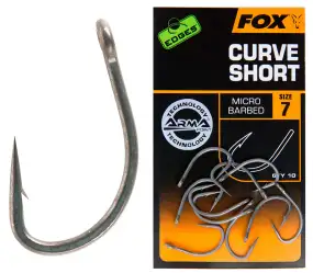 Крючок карповый Fox International Curve Short #7 (10 шт/уп)