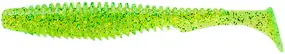 Силикон FishUP U-Shad 3.5" #026 - Flo Chartreuse/Green (8шт/уп)