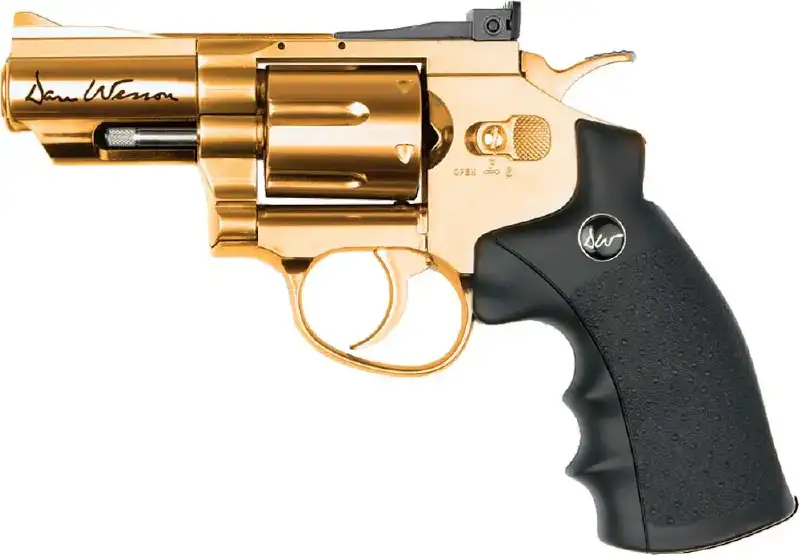 Револьвер пневматический ASG (Dan Wesson 2,5’’ Gold. Корпус - металл