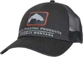 Кепка Simms Trout Icon Trucker Hat One size Carbon