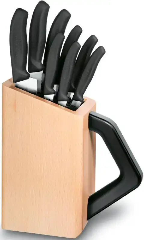 Набор кухонных ножей VICTORINOX 6.7173.8 ц: черный