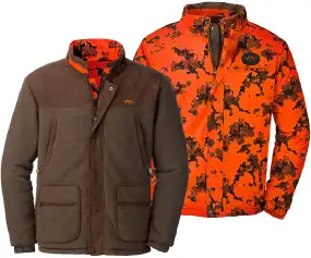 Куртка Blaser Active Outfits Fleece Camo Reversible Bastian Коричневый/оранжевый