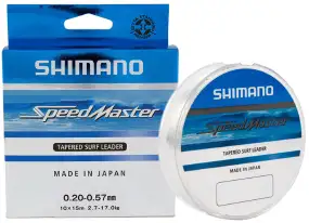 Шоклидер Shimano Speedmaster Tapered Surf Leader (Clear) 10X15m 0.23-0.57mm 3.6-17.0kg