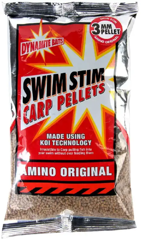 Пелети Dynamite Baits Swim Stim Amino Original Pellets 3mm 900g