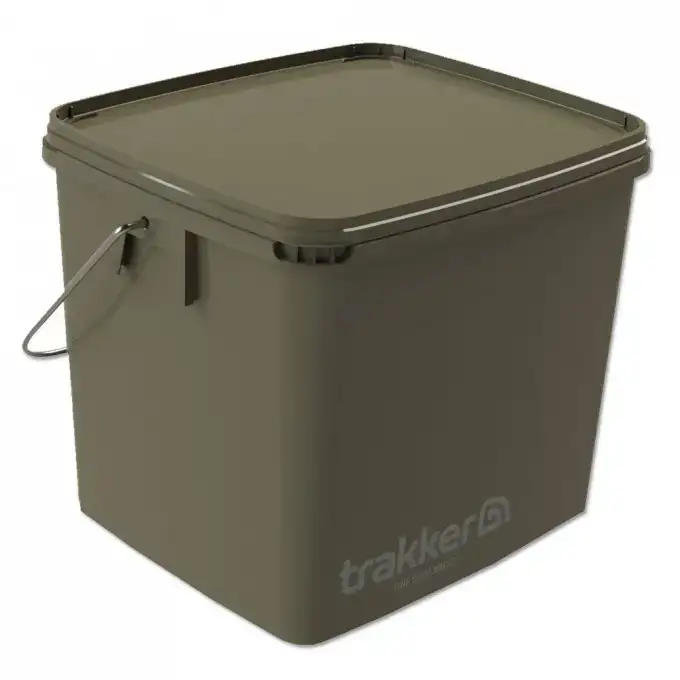 Ведро Trakker Olive Square Container 13л 28x27x23.5см