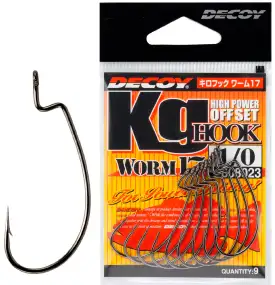 Крючок Decoy Worm17 Kg Hook #3 (9 шт/уп)