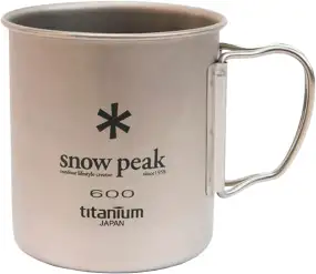 Кружка Snow Peak MG-044R Titanium Single Wall Cup 600ml